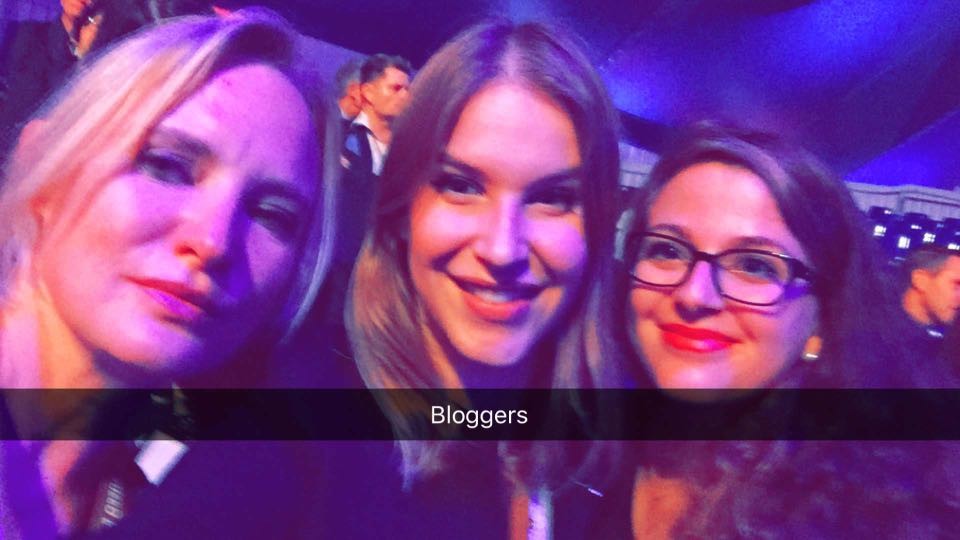 Blogger unter sich am Swiss Gastro Award. 