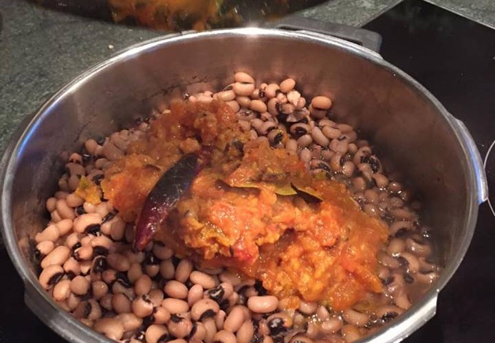 Lobia Curry - Curry mit weissen Bohnen 