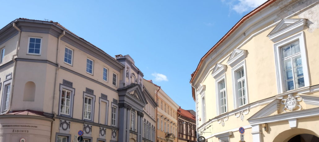 Wunderschöne Altstadt in Vilnius.
