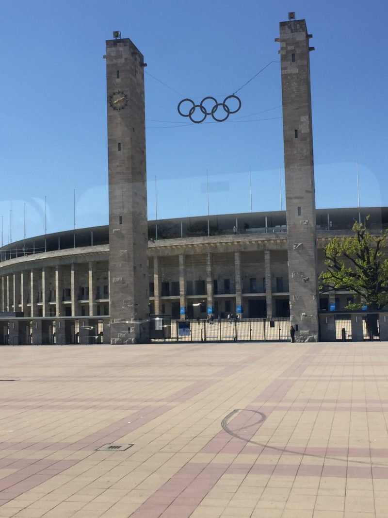 Olympische Stadion Berlin, ein Mahnmal der Geschichte. 